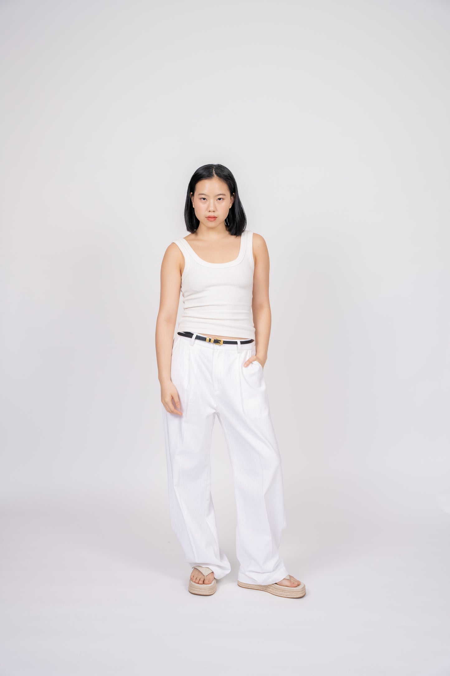 COMING SOON  Ilena Linen Pant White