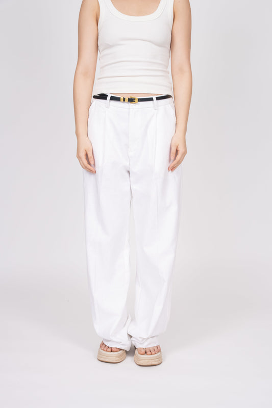 COMING SOON  Ilena Linen Pant White