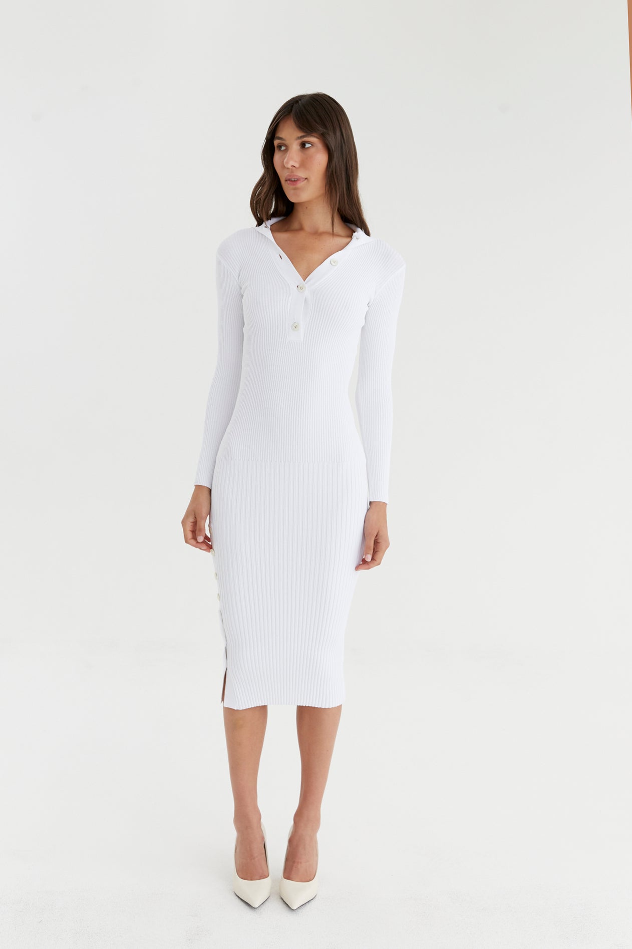 Ines Knit Dress Long Sleeve